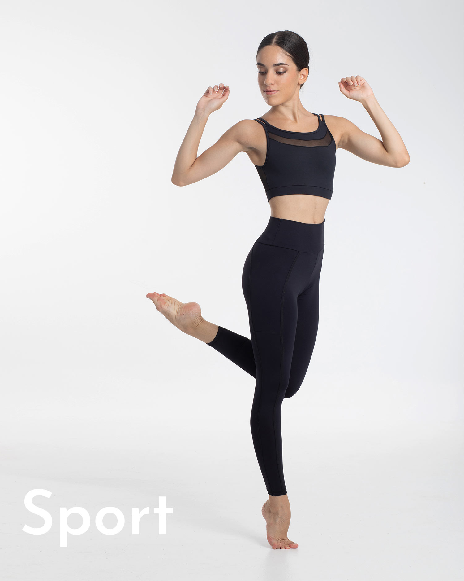 tops y leggings de sport para pilates yoga danza jazz moderno urban contemporáneo